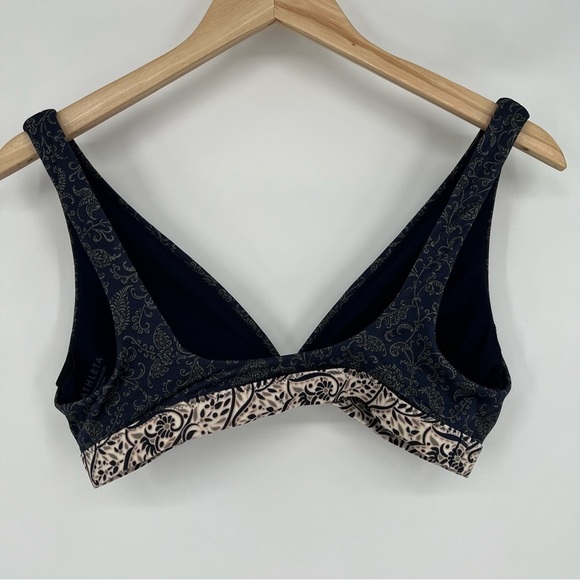 Athleta Aqualux batik Blue Bikini Top Small - Picture 3 of 12